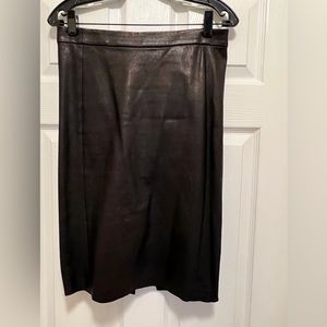 Vince leather skirt